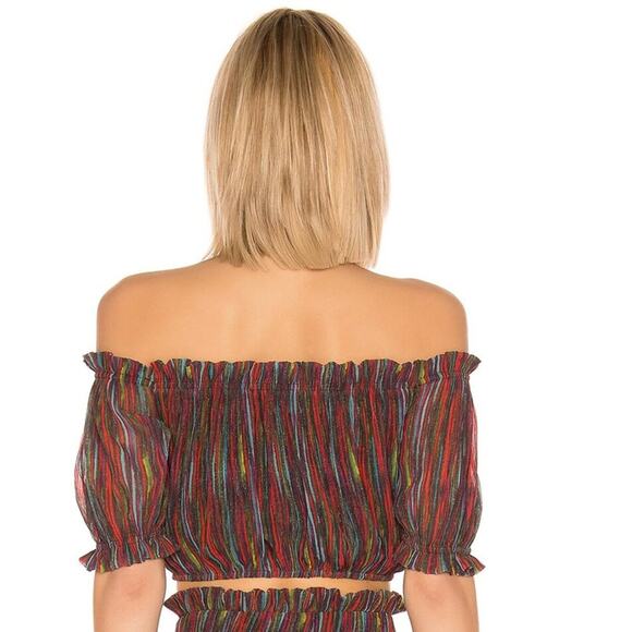 House of Harlow 1960 x Revolve Carmella Top in Multi NWOT Size Small - Picture 3 of 3